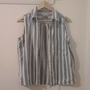 Vintage Button Up Tank